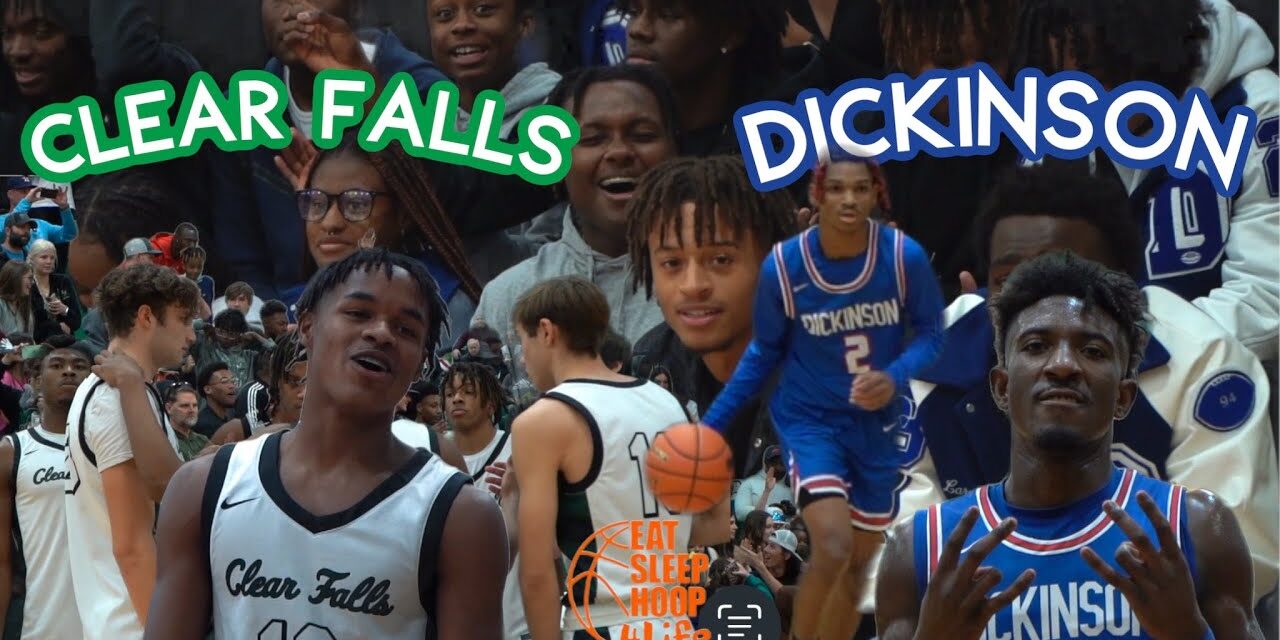 Dickinson vs Clear Falls THIS GAME GOT HEATED !!