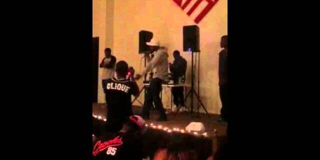 KDOGG bitcH Rapping at Lamar&#039;s Rock The Mic Fall 2015