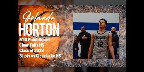 Orlando Horton Jr | 5&#039;10 PG - Clear Falls HS 2023